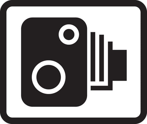 Area in which cameras are used to enforce traffic regulations - Image 1