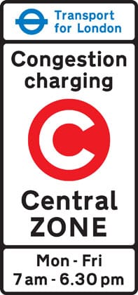 Entrance to congestion charging zone - Image 1