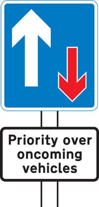 Traffic has priority over oncoming vehicles - Image 1
