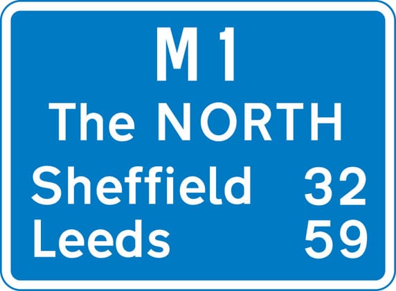 Route confirmatory sign after junction - Image 1