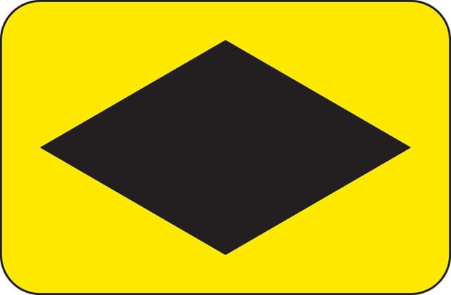 Symbols showing emergency diversion route for motorway and other main road traffic - Image 1
