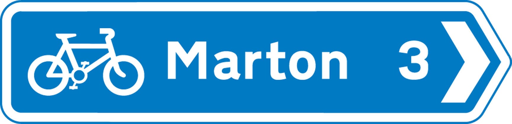 Recommended route for pedal cycles to place shown - Image 1