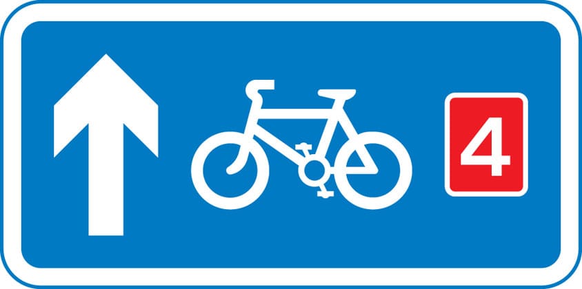 Route for pedal cycles forming part of a network - Image 1