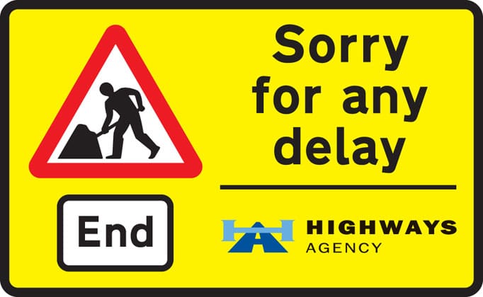 End of road works and any temporary restrictions including speed limits - Image 1