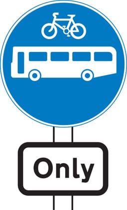 Buses and cycles only - Image 1