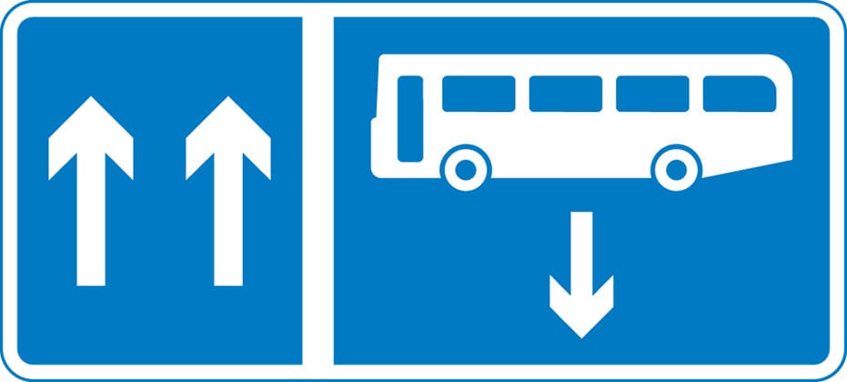 Contra-flow bus lane - Image 1