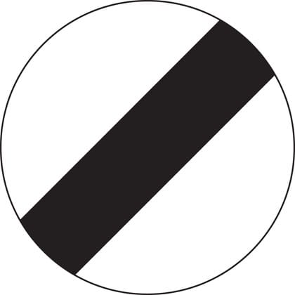 National speed limit applies - Image 1