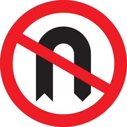 No U-turns - Image 1