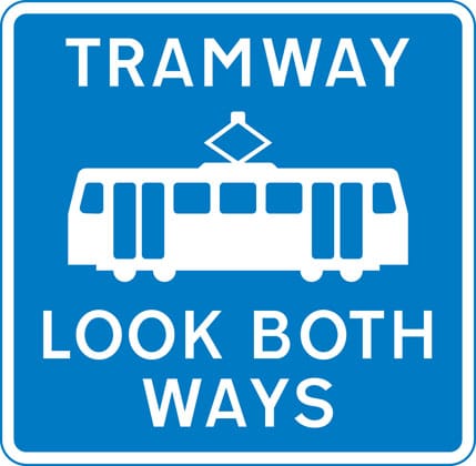 Pedestrian crossing point over tramway - Image 1
