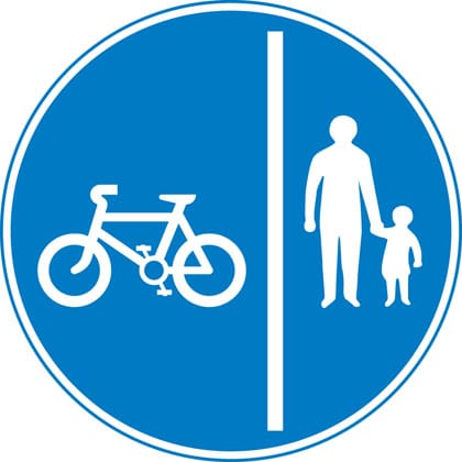 Segregated pedal cycle and pedestrian route - Image 1