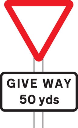 Distance to ‘Give Way’ line ahead - Image 1
