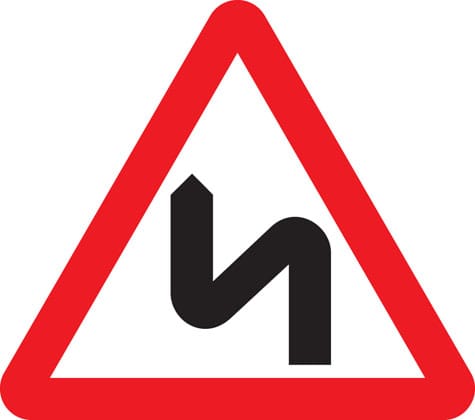 Double bend first to left (symbol may be reversed) - Image 1