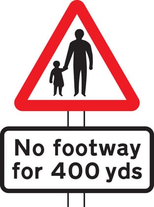 Pedestrians in road ahead - Image 1
