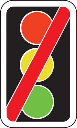 Traffic signals not in use - Image 1