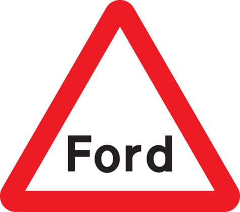 Worded warning sign - Image 1